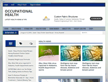 Tablet Screenshot of occupational-health.net